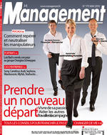 Développement personnel facilité par la relation individu/cheval - retombée presse sur le mensuel français Management (Mai 2010, n°175)